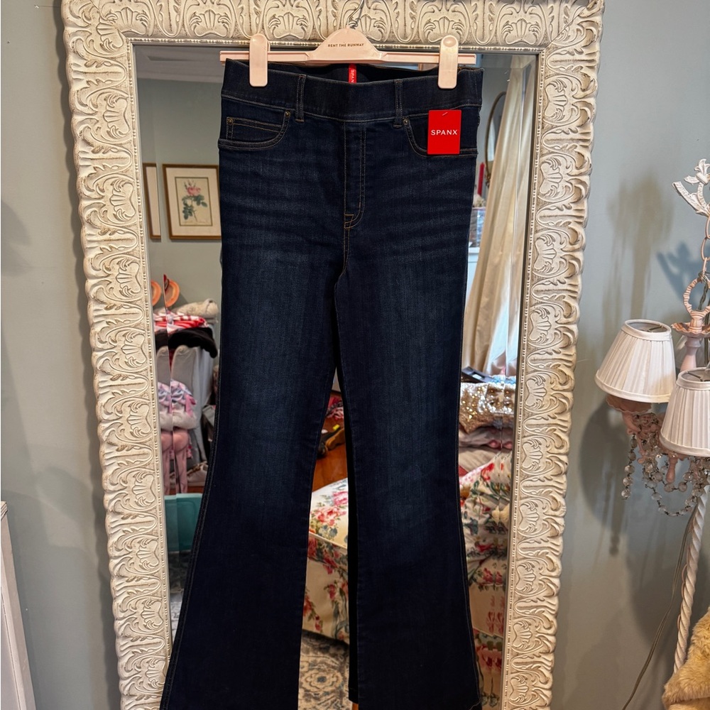 SPANX Women's Deep Indigo Flare Jeans